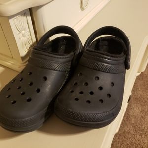 Fleece lined crocs